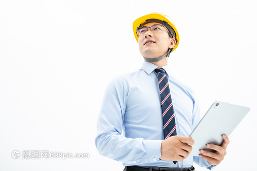 建筑工程師視察